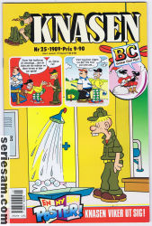 Knasen 1989 nr 25 omslag serier Knasen 1989 nr 25 omslag serier