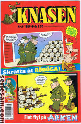 Knasen 1989 nr 5 omslag serier Knasen 1989 nr 5 omslag serier