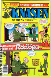Knasen 1989 nr 8 omslag serier Knasen 1989 nr 8 omslag serier
