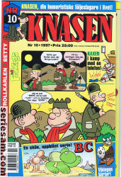 Knasen 1997 nr 10 omslag serier Knasen 1997 nr 10 omslag serier