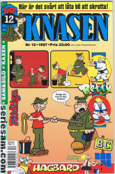 Knasen 1997 nr 12 omslag serier Knasen 1997 nr 12 omslag serier