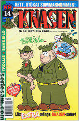 Knasen 1997 nr 14 omslag serier Knasen 1997 nr 14 omslag serier