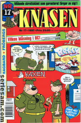 Knasen 1997 nr 17 omslag serier Knasen 1997 nr 17 omslag serier