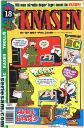 Knasen 1997 nr 18 omslag serier Knasen 1997 nr 18 omslag serier