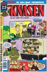 Knasen 1997 nr 23 omslag serier Knasen 1997 nr 23 omslag serier