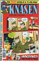 Knasen 1997 nr 26 omslag serier Knasen 1997 nr 26 omslag serier