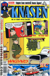 Knasen 1997 nr 4 omslag serier Knasen 1997 nr 4 omslag serier