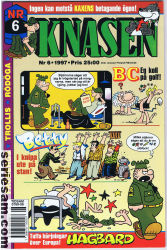 Knasen 1997 nr 6 omslag serier Knasen 1997 nr 6 omslag serier