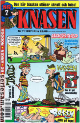 Knasen 1997 nr 7 omslag serier Knasen 1997 nr 7 omslag serier