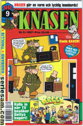 Knasen 1997 nr 9 omslag serier Knasen 1997 nr 9 omslag serier