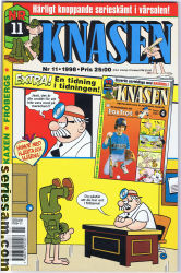 Knasen 1998 nr 11 omslag serier Knasen 1998 nr 11 omslag serier