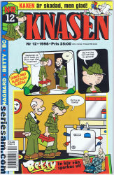 Knasen 1998 nr 12 omslag serier Knasen 1998 nr 12 omslag serier