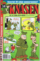 Knasen 1998 nr 14 omslag serier Knasen 1998 nr 14 omslag serier