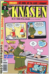 Knasen 1998 nr 2 omslag serier Knasen 1998 nr 2 omslag serier