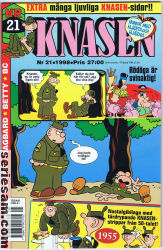Knasen 1998 nr 21 omslag serier Knasen 1998 nr 21 omslag serier