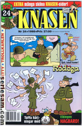 Knasen 1998 nr 24 omslag serier Knasen 1998 nr 24 omslag serier