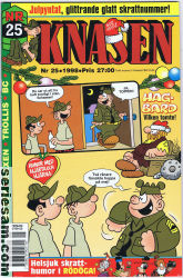 Knasen 1998 nr 25 omslag serier Knasen 1998 nr 25 omslag serier
