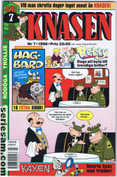 Knasen 1998 nr 7 omslag serier Knasen 1998 nr 7 omslag serier
