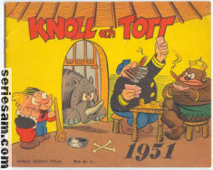 Knoll och Tott 1951 omslag serier