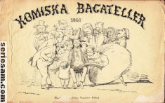 Komiska bagateller 1860 omslag serier