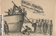 Komiska stentryck 1861 nr 1 omslag serier