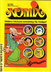Komix 1971 nr 1 omslag serier Komix 1971 nr 1 omslag serier