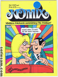 Komix 1971 nr 2 omslag serier Komix 1971 nr 2 omslag serier