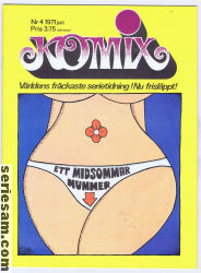 Komix 1971 nr 4 omslag serier Komix 1971 nr 4 omslag serier