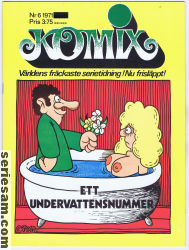 Komix 1971 nr 6 omslag serier