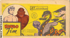 Kongo-Jim 1955 nr 51 omslag serier