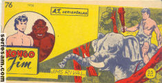 Kongo-Jim 1956 nr 76 omslag serier