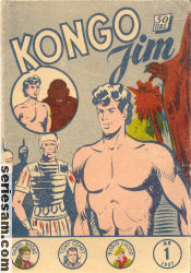 Kongo-Jim 1957 nr 1 omslag serier
