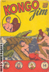 Kongo-Jim 1957 nr 14 omslag serier