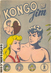 Kongo-Jim 1957 nr 2 omslag serier