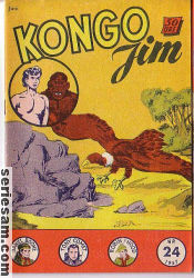 Kongo-Jim 1957 nr 24 omslag serier Kongo-Jim 1957 nr 24 omslag serier