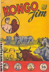 Kongo-Jim 1957 nr 26 omslag serier