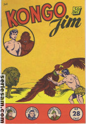 Kongo-Jim 1957 nr 28 omslag serier Kongo-Jim 1957 nr 28 omslag serier