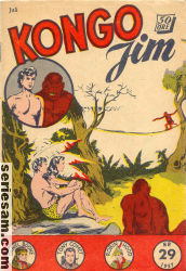 Kongo-Jim 1957 nr 29 omslag serier