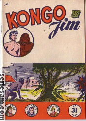 Kongo-Jim 1957 nr 31 omslag serier Kongo-Jim 1957 nr 31 omslag serier