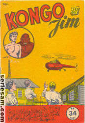 Kongo-Jim 1957 nr 34 omslag serier Kongo-Jim 1957 nr 34 omslag serier