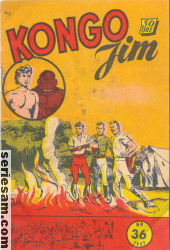 Kongo-Jim 1957 nr 36 omslag serier