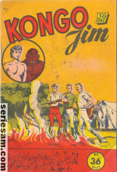 Kongo-Jim 1957 nr 36 omslag serier Kongo-Jim 1957 nr 36 omslag serier