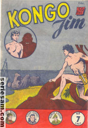 Kongo-Jim 1957 nr 7 omslag serier