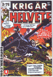 Krig är helvete 1974 nr 1 omslag serier Krig är helvete 1974 nr 1 omslag serier