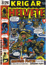 Krig är helvete 1974 nr 3 omslag serier Krig är helvete 1974 nr 3 omslag serier