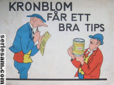 Kronblom får ett bra tips 1940 omslag serier