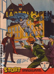 Läderlappen 1954 nr 7 omslag serier Läderlappen 1954 nr 7 omslag serier