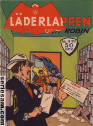 Läderlappen 1955 nr 11 omslag serier Läderlappen 1955 nr 11 omslag serier