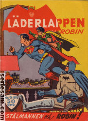 Läderlappen 1955 nr 6 omslag serier Läderlappen 1955 nr 6 omslag serier