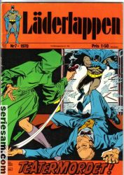 Läderlappen 1970 nr 7 omslag serier Läderlappen 1970 nr 7 omslag serier